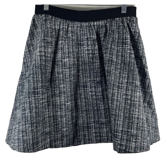 Gap Skater Mini Skirt Preppy Grunge Granola Girl Linen Blend Size Small - Picture 2 of 10